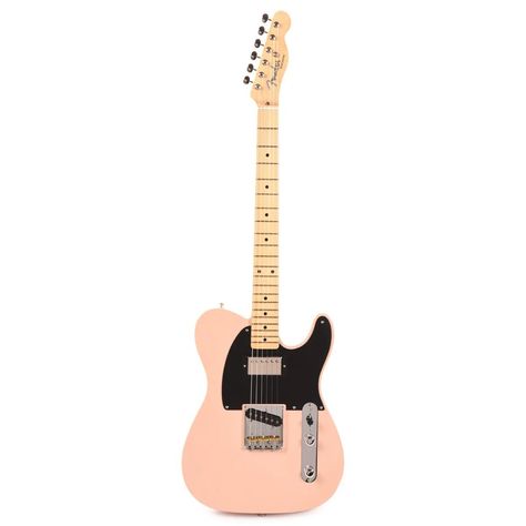 Fender Custom Shop 1952 Telecaster HS "Chicago Special" NOS Aged Trans Shell Pink Pink Telecaster, Shell Pink, Hex Color Codes, Fender Custom Shop, Fender Telecaster, Silver Line, Hex Colors, White Roses, Pastel Pink