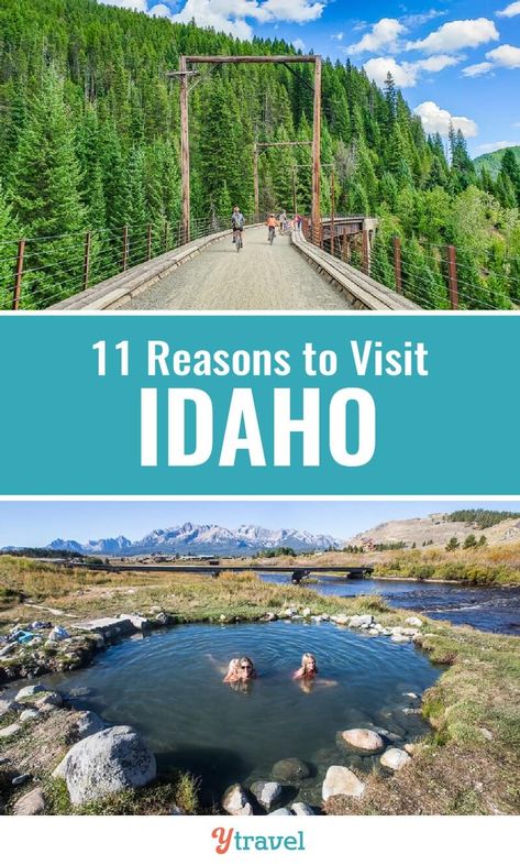 11 Reasons To Visit Idaho (under the radar GEM in the USA) Idaho Vacation With Kids, Idaho Travel Summer, Spring Break Destinations Families, Idaho Road Trip, Montana Travel Guide, Explore Idaho, Idaho Vacation, Idaho Adventure, Visit Idaho