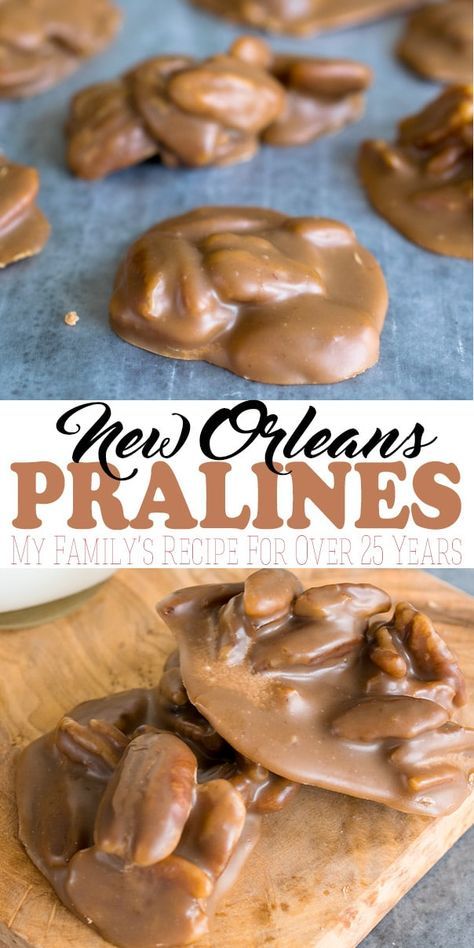 Pralines Recipe, New Orleans Pralines, Praline Candy, Praline Recipe, Cookie Making, Covered Pretzels, Pecan Pralines, Candy Recipes Homemade, Christmas Candy Recipes