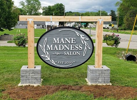 Wood Business Signs, Farm Signs Entrance, Subdivision Sign, Division Sign, Neighborhood Signs, Driveway Sign, Business Signs Outdoor, Farm Entrance, Entrance Signage