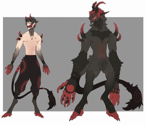 Chimera Character Design, Cool Monster Design, Ghost Hunter Character Design, Monster Design Humanoid, Monster Character Design Male, Demon Creature Design, Humanoid Monster Concept Art, Monster Oc Design, Human Hybrid Art