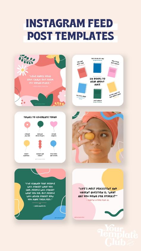 Colourful Instagram Feed, Brand Identity Design Logo Inspiration, I'm Still Here, Identity Design Logo, Free Instagram, Promote Your Business, Website Design Inspiration, Instagram Post Template, Social Media Content