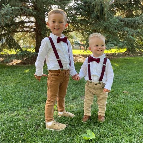 Jeans And Suspenders, Groom Suspenders, Wedding Outfit For Boys, Suspenders For Kids, Suspenders For Boys, Suspenders Wedding, Family Photoshoot Outfits, Family Shoot, Tennessee Wedding