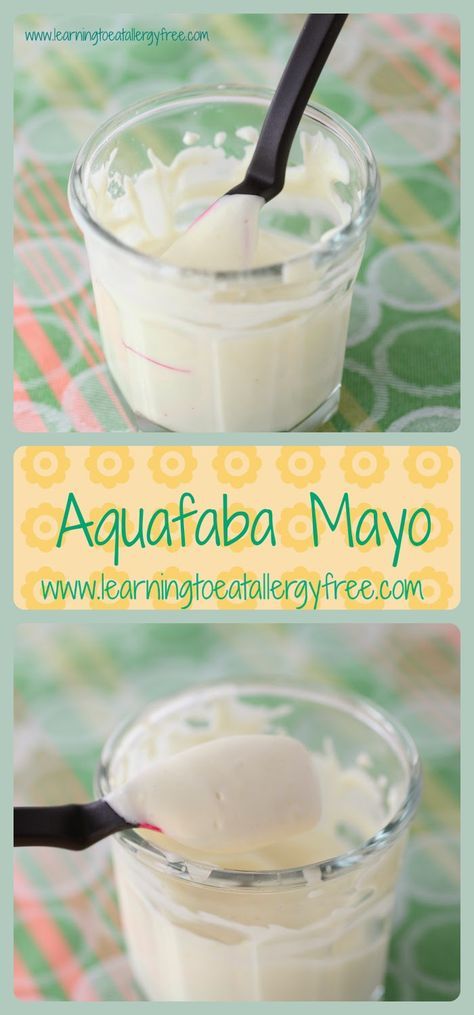 Aquafaba Mayonnaise, Aquafaba Mayo, Dairy Free Mayo, Vegan Mayonaise, Aquafaba Recipes, How To Make Mayonnaise, Vegan Sandwiches, Can Of Beans, Mayonnaise Recipe