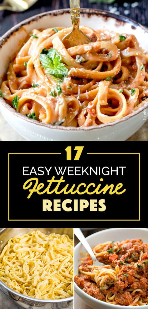 Vegetarian Fettuccine Recipes, Fettuccine Pasta Ideas, Pasta Recipes With Fettuccine Noodles, Pasta With Fettuccine Noodles, What To Make With Fettuccine Noodles, Fettachini Recipe, Fettichini Recipe, Sauce For Fettuccine Noodles, Fresh Fettuccine Recipes