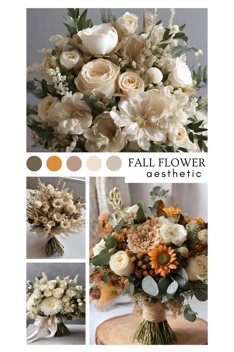 Fall Flower Arrangements, Birthday Flower, Fall Flower, Aesthetic Flower, Cream Flowers, Local Florist, Flower Ideas, Cream Roses, Flower Decor