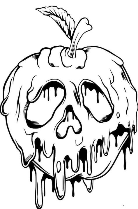 Easy Colouring Pages For Adults, Friday The 13th Coloring Pages, Coloring Pages For Adults Halloween, Cute Horror Drawings Easy, Scream Movie Coloring Pages, Spooky Drawings Ideas, Creepy Flash Art, Halloween Black And White Drawing, Spooky Coloring Pages Free Printable