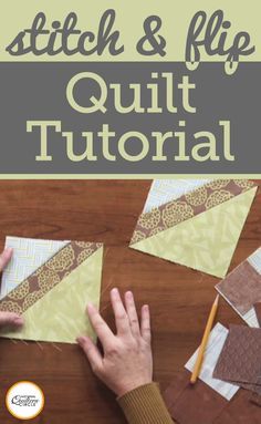 Stitch And Flip Quilt, Easy Quilting Techniques, Quilting Board, Quilting Videos, Quilt Block Tutorial, Flying Geese, Quilting For Beginners, Quilting Techniques, Quilting Tips