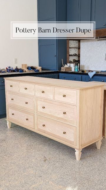 Diy Dresser Build, Dresser Woodworking Plans, Matching Bedroom Furniture, Diy Dresser Plans, Classic Dresser, Dresser Plans, Classic Dressers, Diy Projects Plans, Bedroom Furniture Set