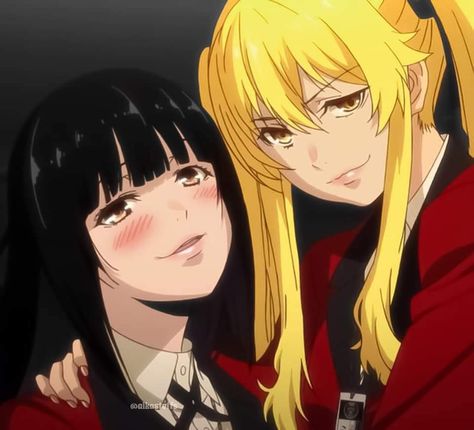 Mary X Yumeko, Yumeko And Mary, Mary Saotome, Yumeko Jabami, Anime Baby, Anime Pfp, Anime Angel, Anime Shows, Anime Demon