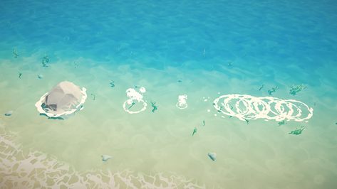 ArtStation - Stylized Water Shader, Jonathan van Immerzeel Blender Stylized Shader, Unity Shader, Stylized Water, Learn Animation, Game Textures, Pirate Games, Unity Games, Water Surface, Water Effect