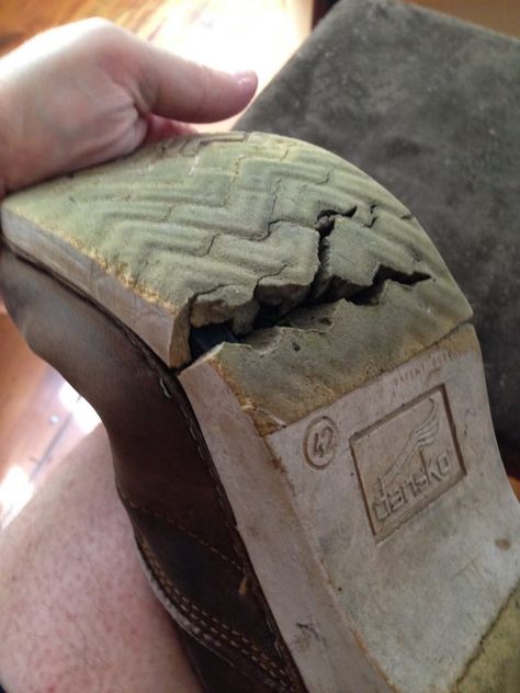 The sad decline of crumbling Dansko clogs and why we won't (buy or) sell them anymore - Scavenger Life How To Wear Dansko Clogs, Working Outside, Dansko Clogs, Cuff Bracelets, Clogs, Podcast, Slip On