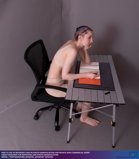 Person Sitting At Desk Drawing, Person Sitting At Desk Drawing Reference, Desk Pose, Desk Reference, Sitting At Desk, Person Drawing, Sitting Poses, Person Sitting, Cute Couple Poses