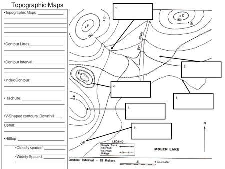 Topographic Map Activities, Mapping Activities, Middle School Life, Topography Map, Geography Worksheets, Peaks And Valleys, Middle School Lesson Plans, Chemistry Worksheets, Map Worksheets