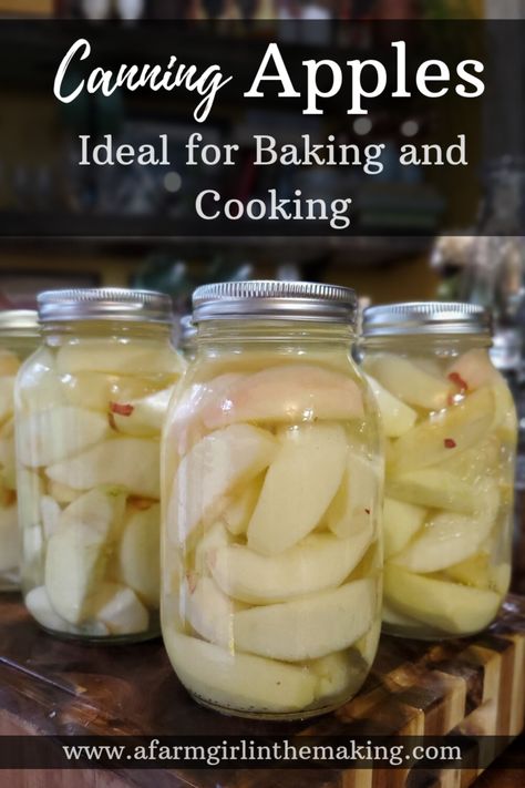 How to Can Apples | Canning Apples for Cooking and Baking Apples Canning, Can Apples, Apple Recipes For Canning, Apple Canning, Baking With Apples, Canning Apples, Easy Canning, Pressure Canning Recipes, Canning Fruit