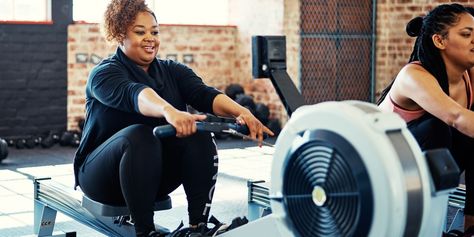 FYI, your legs might hurt like hell for a day or two after. Row Machine Benefits, Indoor Rowing Workout, Full Body Cardio Workout, Rowing Machine Workout, Full Body Cardio, Rowing Workout, Indoor Rowing, Low Impact Cardio, Efficient Workout