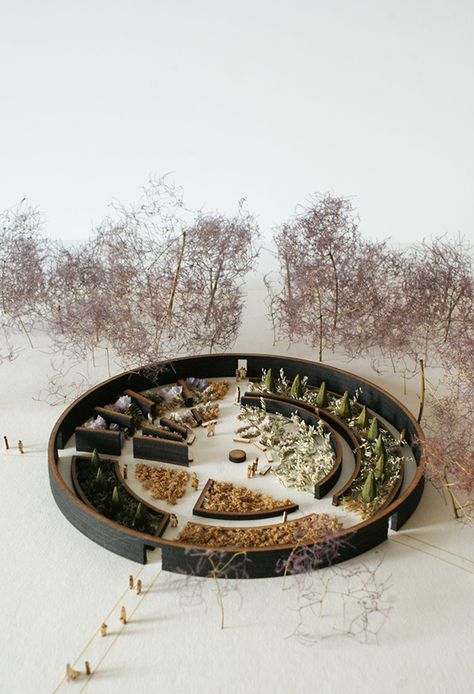 landscape models on Behance Spiral Model, Hotel Landscape, Crop Field, Site Model, Model Architecture, Sugar Factory, Pathway Landscaping, Landscape Architecture Drawing, Architecture Models