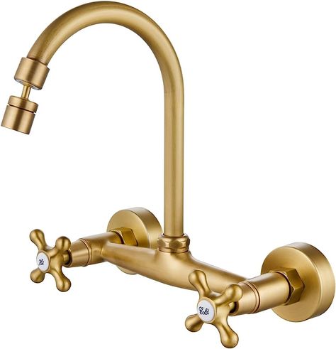 Wall Mount Kitchen Sink, Wall Mounted Kitchen Faucet, Wall Mount Kitchen Faucet, Wall Faucet, Kitchen Faucet With Sprayer, Brass Kitchen Faucet, Wall Mount Sink, Pull Out Kitchen Faucet, Kitchen Refresh