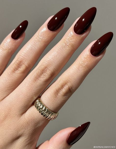 If you’ve been scrolling through TikTok lately, you’ve probably noticed a new nail obsession popping up everywhere: cherry brown nails — although around here we're calling them Cowgirl Copper nails. Yep, brown nails are having a major moment, and their warm, reddish undertones are giving us all the cozy vibes this season.   GET THE LOOK: Hot Cocoa Nails, Soap Nails, Cowgirl Copper, Shiny Nails Designs, Copper Nails, Cherry Brown, Essie Gel Couture, Pumpkin Nails, Gel Couture