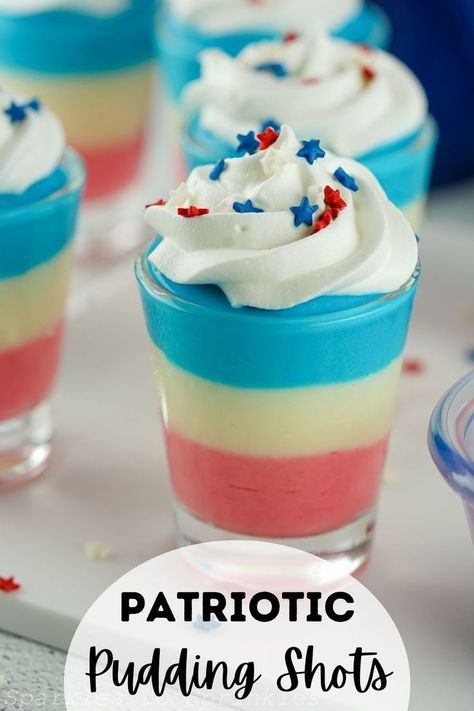 Vodka Whipped Cream, Pudding Shot Recipes, Whipped Cream Vodka, Pudding Shots, Cheesecake Pudding, Fourth Of July Food, Best Instant Pot Recipe, Shot Recipes, Party Food And Drinks