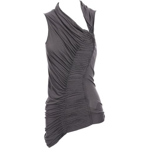 Rick Owen Lilies Pleat front top ($305) ❤ liked on Polyvore featuring tops, shirts, purple sleeveless top, sleeveless shirts, drape neck top, no sleeve shirt and rick owens lilies Rick Owens Lilies, Sleeveless Shirts, Draped Dress, Clothes Horse, Top Sleeveless, Sleeveless Shirt, Rick Owens, Halter Formal Dress, Shirt Sleeves