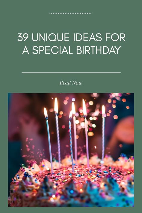 Turning 39 and want to celebrate big? Check out these 39 unique birthday ideas that will make your milestone celebration unforgettable. From thoughtful party themes to personalized gifts and activities, create an experience that reflects your personality and style. Whether you're planning an intimate gathering with close friends or a larger bash with family, these creative suggestions will ensure your 39th birthday is celebrated in a special way. Explore different themes, venues, and ideas that will make this birthday a day to remember! 39 Year Old Birthday Ideas, 39 Birthday, Unique Birthday Ideas, Elegant Table Centerpieces, 39th Birthday, Intimate Gathering, Unique Party Themes, Birthday Activities, Unique Birthday