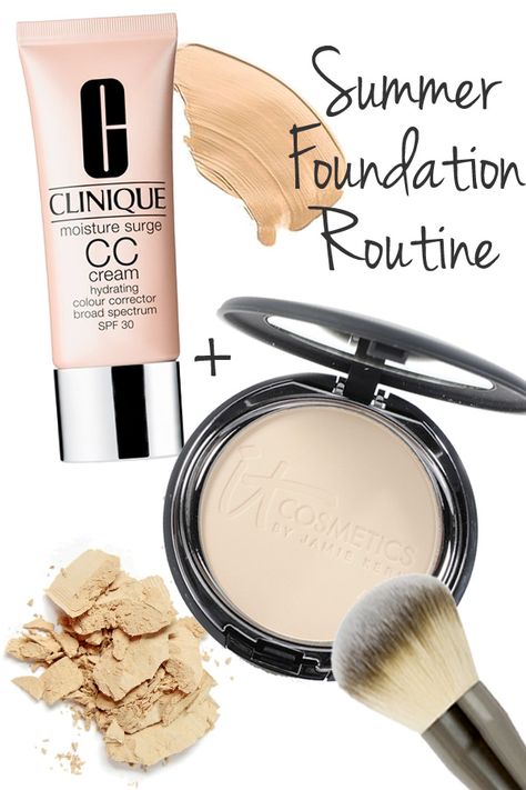 Foundation + Powder for Summer | Beautiful Makeup Search Easy Summer Makeup, Summer Makeup Routine, Summer Foundation, Makeup Boutique, Foundation Routine, Green Lips, Beauty Make-up, Sweet Summertime, Translucent Powder