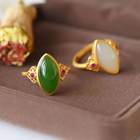 Green Jade Ring, Jade Rings, Semiprecious Stone Jewelry, Minimalist Earrings Studs, Freshwater Pearl Jewelry, Chalcedony Ring, Hetian Jade, Jade Earrings, Natural Stone Jewelry