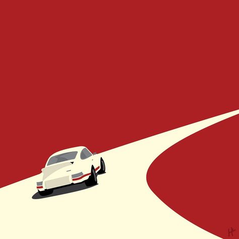 Jaykee Evangelista on Instagram: “RS - #porsche #porsche911 #porsche911rs #carart #ilovecars #vintage #classiccar #drivetastefully #vector #vectorbyjaykee #illustration…” Porsche Illustration Graphic Design, Race Car Graphics, Uber Illustration, Retro Car Illustration, Porsche Illustration, Car Vector Art, Art Deco Vector, Porsche Art, Cars Illustration