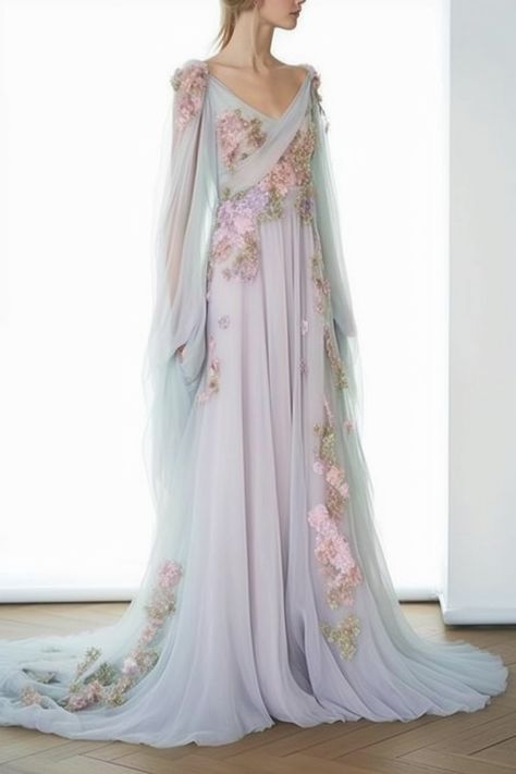 Ethereal Dress Goddesses, Fae Dress, Elf Dress, Dreamy Gowns, Fairy Wedding Dress, Ethereal Dress, Fantasy Dresses, Fantasy Gowns, Fairytale Dress