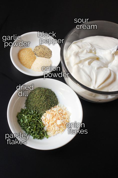 Sour Cream And Onion Dip Easy, Dill Dip Mix Dry, Garlic Dip For Chips, Dill Sour Cream Dip, Dry Dip Mix Recipes For Gifts Sour Cream, Original Joes Dill Dip Recipe, Garlic Sour Cream Dip, Homemade Sour Cream And Onion Dip, Dill Pickle Dip With Sour Cream