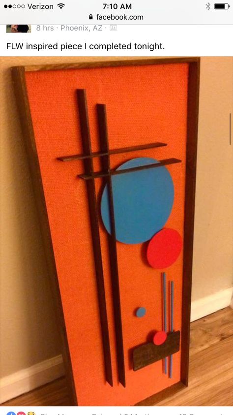 Mid Century Modern Art Diy, Mcm Artwork, Mcm Diy, 70s Artwork, Diy Midcentury, Modern Art Diy, Mid Century Sculpture, Functional Wall Art, Diy Mid Century