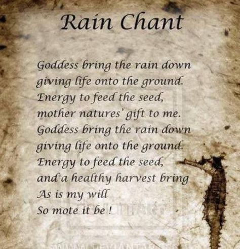 Rain Chant Rain Spell, Shadow Book, Wish Spell, Spells That Actually Work, Candle Magic Spells, Spells For Beginners, Easy Spells, Adulting Quotes, Wiccan Magic