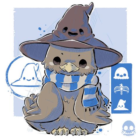 Art Harry Potter, Harry Potter Background, Harry Potter Illustrations, Cute Harry Potter, Harry Potter Ravenclaw, Harry Potter Artwork, Potter Art, Stickers Kawaii, Harry Potter Drawings