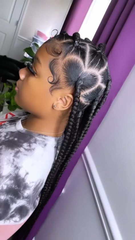 𝐒𝐓𝐔𝐍𝐍𝐀𝐆𝐑𝐋ᥫ᭡ in 2022 | Hair ponytail styles, Braids for black hair, Fire hair Large Knotless, Cornrow Ponytail, Weave Hairstyles Braided, Braids For Black, Fire Hair, Styles Braids, Cute Box Braids Hairstyles, Quick Braided Hairstyles, Pelo Afro