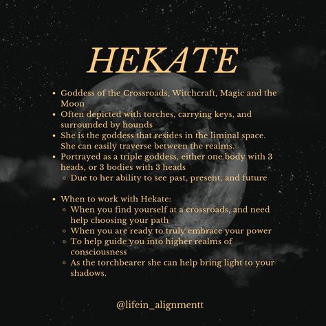 Hecate Information, Lady Hekate, Hekate Goddess, Goddess Hekate, Goddess Hecate, Goddess Magick, Hecate Goddess, Moon Magick, Wiccan Magic