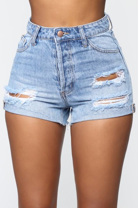 Fashion Nova Shorts, Indigo Jeans, Shorts Fashion, Stylish Jeans, Fashion Nova Models, Shorts For Women, Fashion Nova Jeans, Perfect Jeans, Teen Fashion Outfits