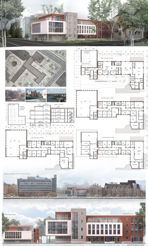 Rectangular Landscape Design Plan, Administrative Building Plan, School Building Design, Architecture Design Process, Architecture Drawing Plan, Concept Models Architecture, Architecture Portfolio Design, Architecture Panel, Library Architecture