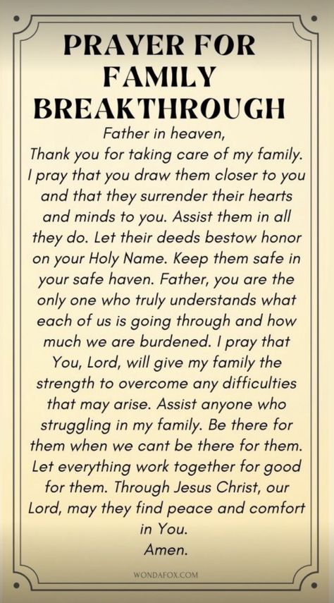 Intercession Prayers, Powerful Morning Prayer, Prayer For My Family, Biblical Times, Family Prayer, Prayer For My Children, Prayers Of Encouragement, Healing Prayer, Prayer For Guidance