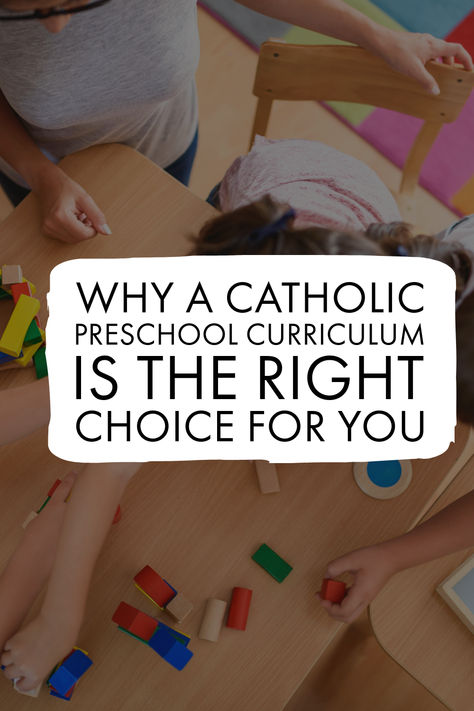 Trying to figure out what the right type of preschool curriculum is for you and your little ones? Want an open-and-go type of curriculum but with a Catholic twist? Look no further! Read our latest blog post to discover why we think a Catholic Preschool Curriculum may be the right choice for you and then take a look and learn about our Little Lessons Catholic Preschool Curriculum! Catholic Homeschool, Catholic Education, Homeschool Schedule, Preschool Curriculum, Homeschool Ideas, Montessori Activities, Preschool Crafts, All Saints, Montessori