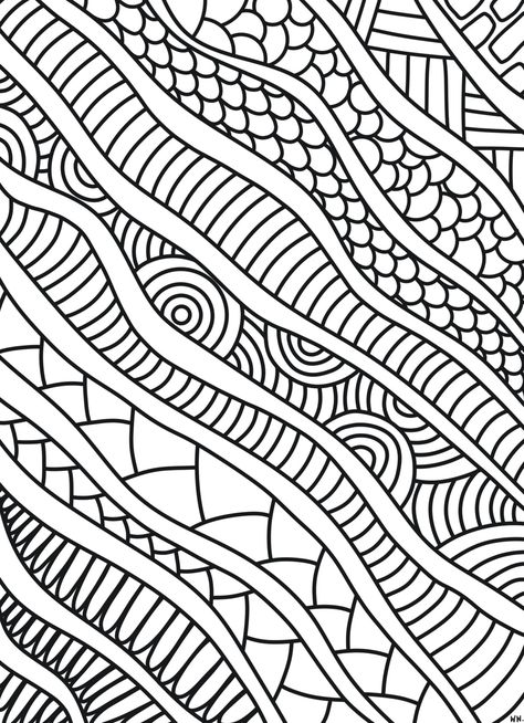 #abstraction #colouring #doodles #doodle #lines #cirles #braid #draw #drawing #digital #art #adults #children Digital Art Coloring Pages, Boho Coloring Pages Free Printable, Lined Paper Doodles, Colouring Doodles, Doodles Lines, Pattern Line Drawing, Coloring Patterns, Zentangle Flowers, Mindfulness Colouring