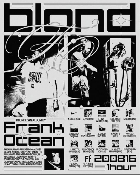 Aesthetic Frank Ocean Poster, Black And White Frank Ocean Poster, Frank Ocean Poster Black And White, Frank Ocean Print, Sza Poster Black And White, Frank Ocean Poster Pink And White, Blond Frank Ocean Poster, Graphic Poster Frank Ocean, Blond Frank Ocean