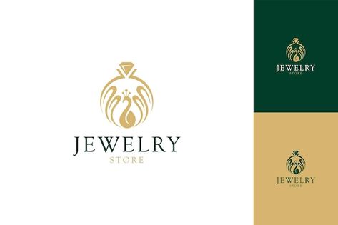 Vector diamond ring jewelry logo and pea... | Premium Vector #Freepik #vector #diamond-jewellery #diamond-ring #peacock-logo #stone-logo Logo For Jewellery Brand, Business And Advertising, Logo Diamond, Typeface Poster, Jewellery Logo, Peacock Logo, Stone Logo, Ring Logo, Jewelry Logo Design