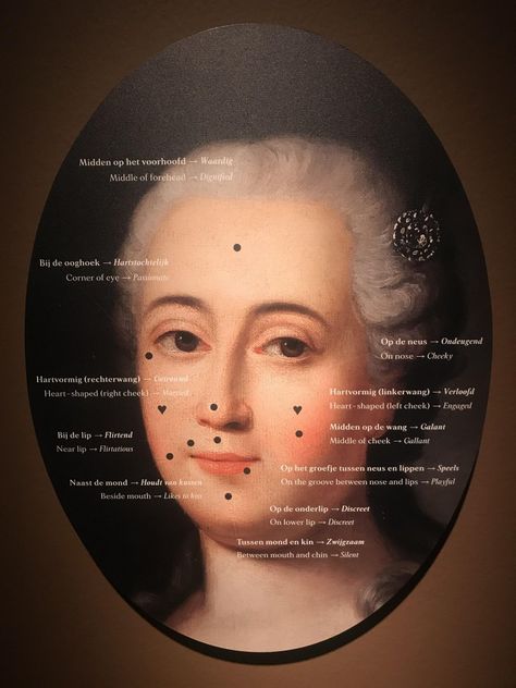 Beauty Mark Placement, Fake Beauty Mark, 18th Century Makeup, Beauty Marks, Comic Tutorial, Different Meaning, Hermitage Museum, Beauty Mark, Creative Makeup Looks