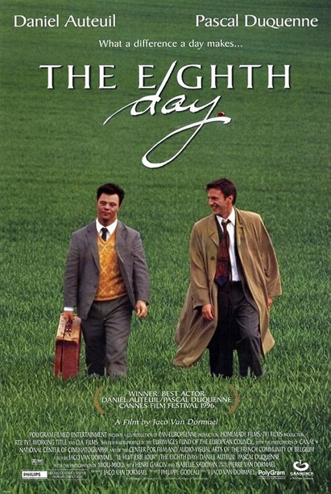 The Eighth Day (1996) Phil Collins, The Eighth Day, Parenting Guide, Social Life, Cannes Film Festival, The Duff, The Real World, Best Actor, Movies Online