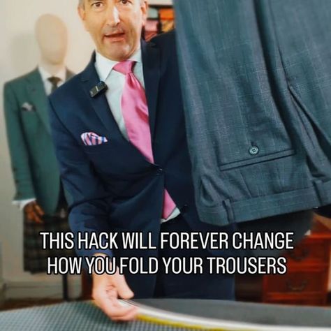 Jonathan Farley | How to pack a suit for travel. Best way to fold a suit for travelling. Fold your suit with the fewest creases possible with this suit... | Instagram T Shirt Folding, Shirt Folding, How To Fold, Travel, T Shirt, Instagram