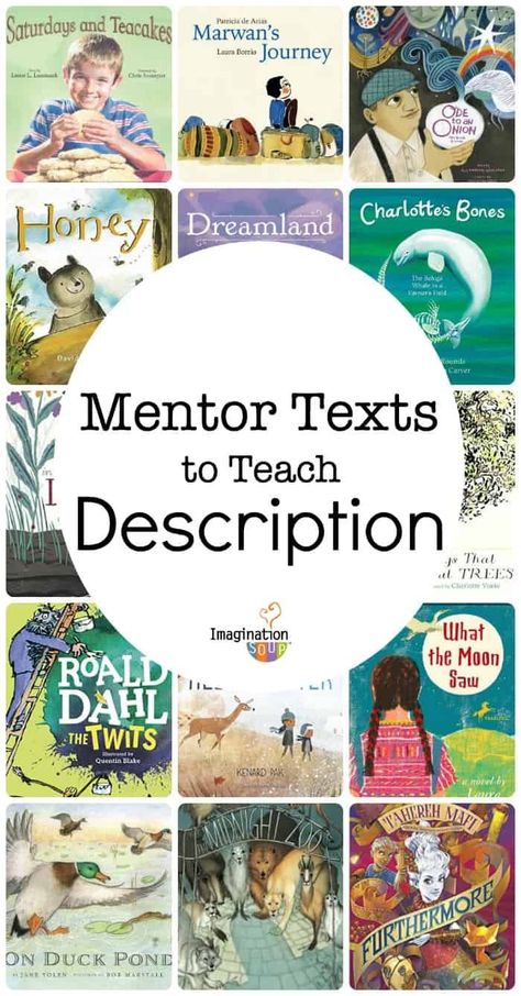 Discover the best mentor texts, both picture and chapter books, to teach (model) description using sensory images, vivid verbs, and figurative language. Picture Books To Teach Descriptive Writing, Teaching Descriptive Writing, Mentor Texts For Writing, Vivid Verbs, Writing Mentor Texts, Sensory Images, Teach Writing, 3rd Grade Writing, To Do List Printable