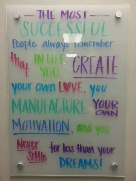 Motivational Boards at Nebraska Family Chiropractic and Acupuncture - Omaha, NE @nebraska_family_chiropractic (IG) @nebfamilychiro (FB) by 1981jules Glass White Board Ideas, Inspirational White Board Ideas, Motivator Quotes, Counselor Decor, White Board Ideas, School Counselor Decor, Classroom Organization High School, Whiteboard Quotes, Board Motivation