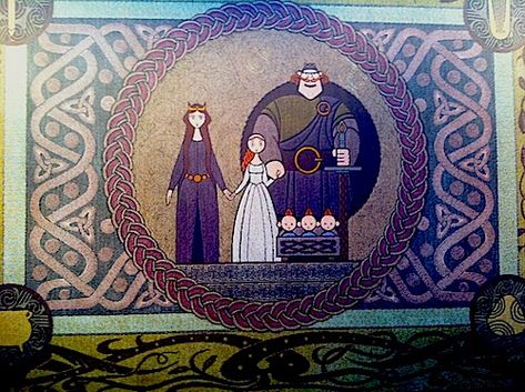 Brave Tapestry, Family Tapestry, Pixar Brave, Brave Party, Comics Ideas, Brave Movie, Braves Party, Brave Merida, Disney Movie Art