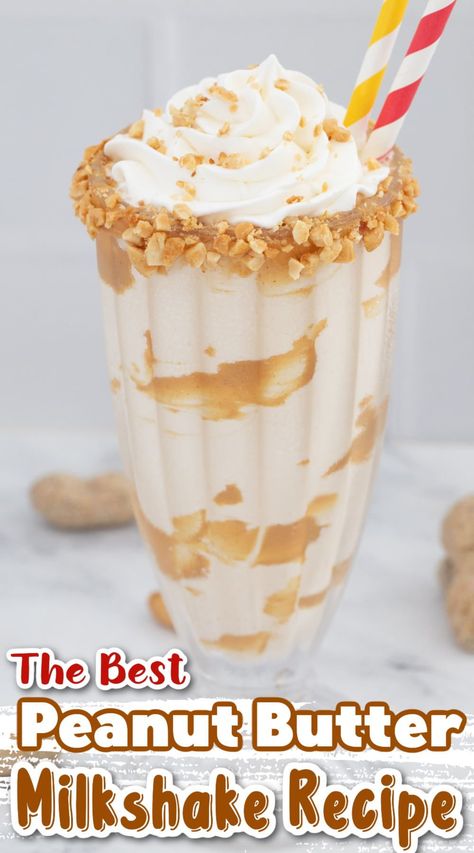 Milkshake Peanut Butter, Peanut Butter Shakes Healthy, Cereal Milkshake, Summer Milkshakes, Dessert Shakes, Peanut Butter Sundae, Peanut Butter Shake Recipe, Peanut Butter Banana Milkshake, Peanut Butter Milkshake Recipe